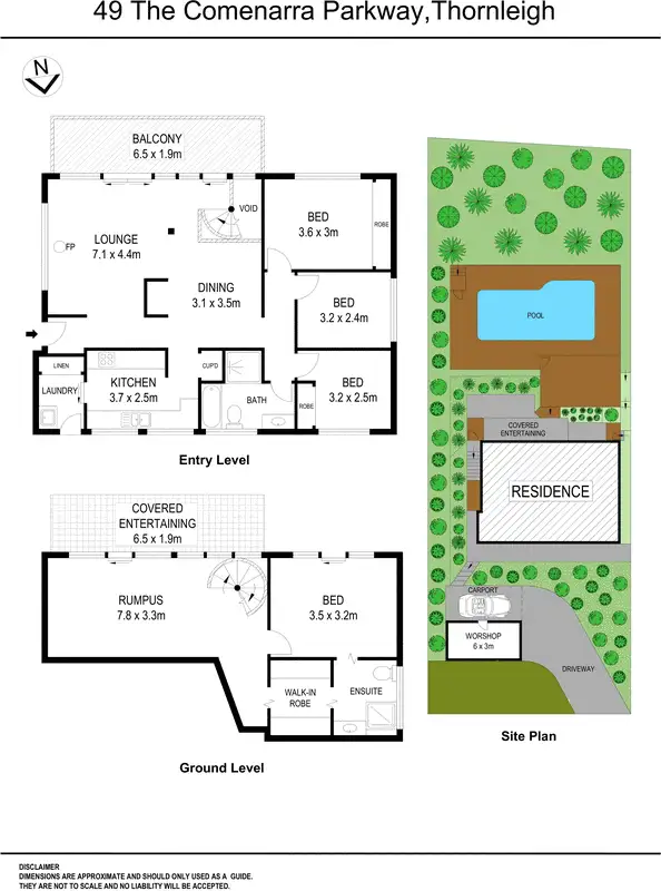 Floorplan of Homely house listing, 49 The Comenarra Parkway, Thornleigh NSW 2120