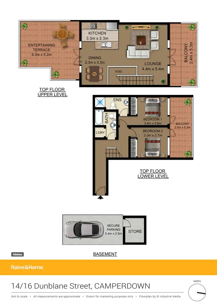 Floorplan of Homely apartment listing, 14/16 Dunblane Street, Camperdown NSW 2050