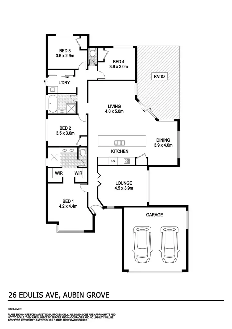 Floorplan of Homely house listing, 26 Edulis Avenue, Aubin Grove WA 6164