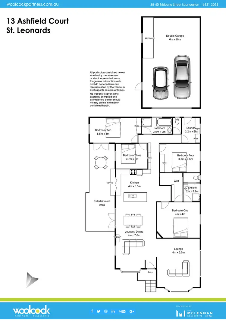 Floorplan of Homely house listing, 13 Ashfield Court, St Leonards TAS 7250