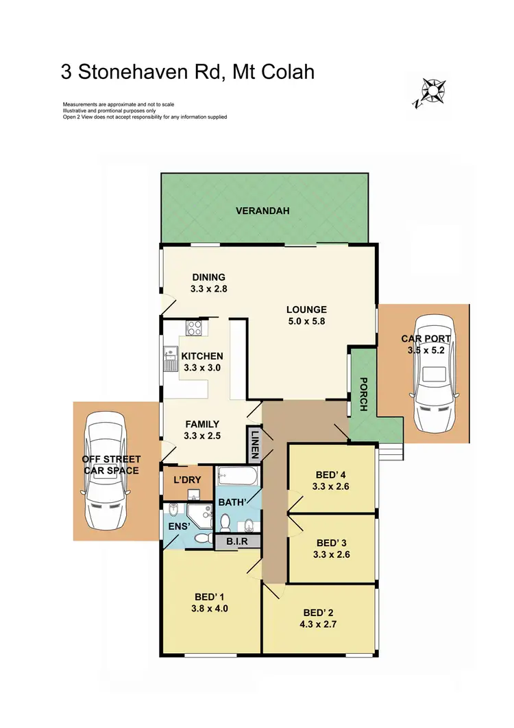 Floorplan of Homely house listing, 3 Stonehaven Rd, Mount Colah NSW 2079