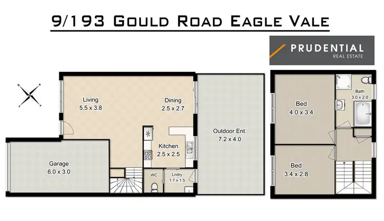 Floorplan of Homely house listing, 9/193 Gould Road, Eagle Vale NSW 2558