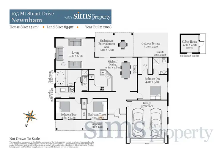 Floorplan of Homely house listing, 105 Mount Stuart Drive, Newnham TAS 7248