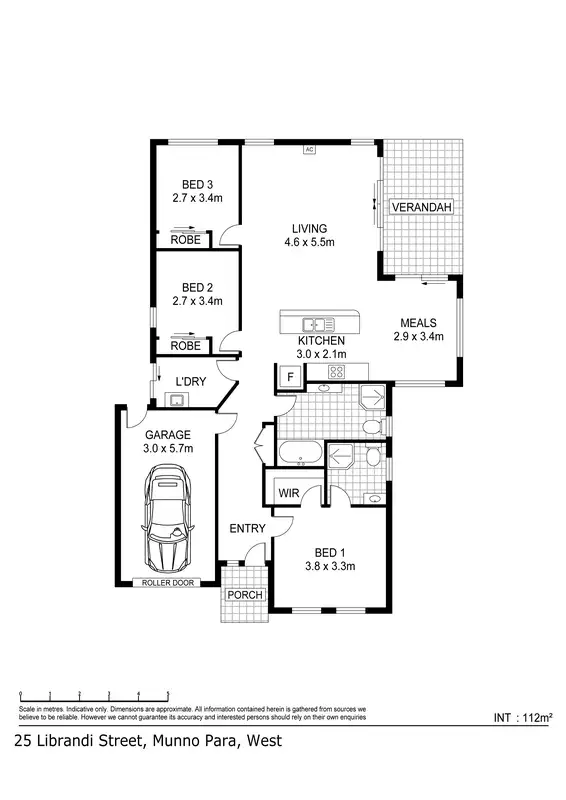 Floorplan of Homely house listing, 25 Librandi Street, Munno Para West SA 5115
