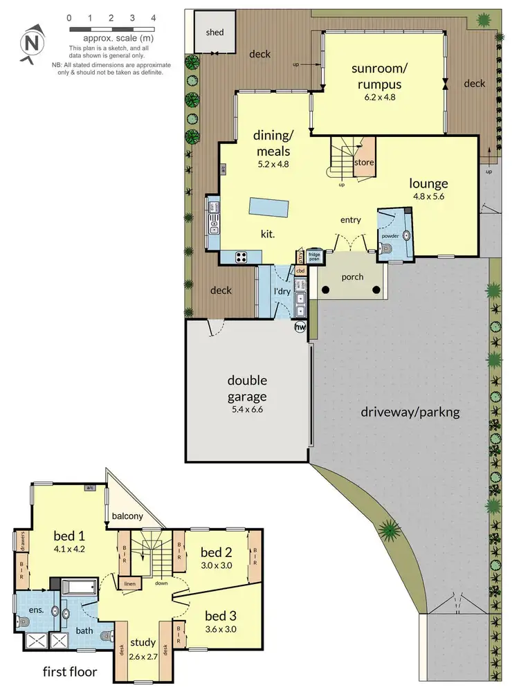 Floorplan of Homely house listing, 3A Wellwood Road, Bonbeach VIC 3196