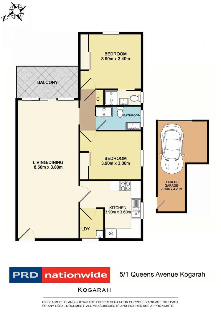 Floorplan of Homely unit listing, 5/1 Queens Avenue, Kogarah NSW 2217
