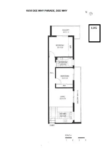 Floorplan of Homely unit listing, 15/35 Dee Why Parade, Dee Why NSW 2099