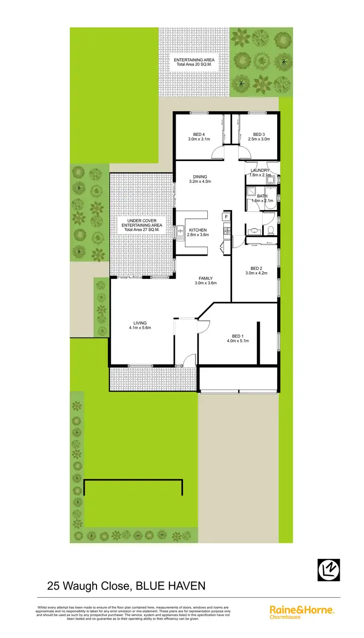 Floorplan of Homely house listing, 25 Waugh Close, Blue Haven NSW 2262
