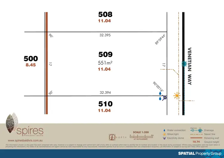 Floorplan of Homely land listing, Lot 509 Venetian Way, Baldivis WA 6171