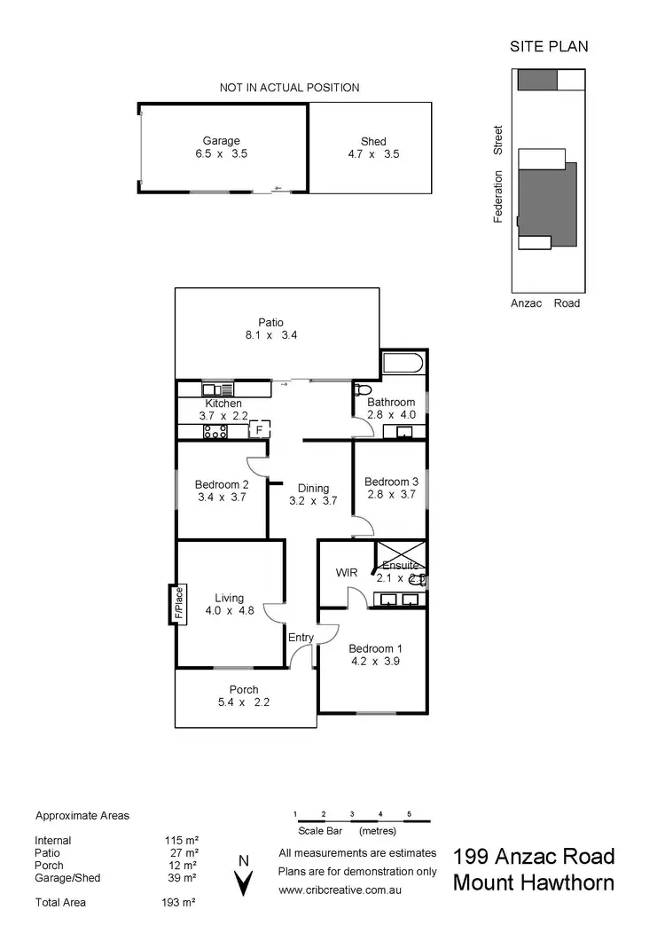 Floorplan of Homely house listing, 199 Anzac Road, Mount Hawthorn WA 6016