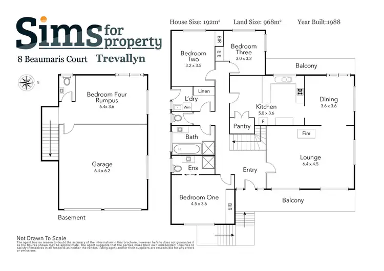 Floorplan of Homely house listing, 8 Beaumaris Court, Trevallyn TAS 7250