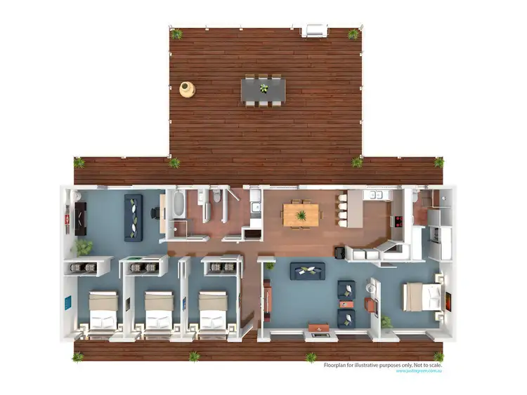 Floorplan of Homely rural property listing, 435 Brungle Road, Tumut NSW 2720