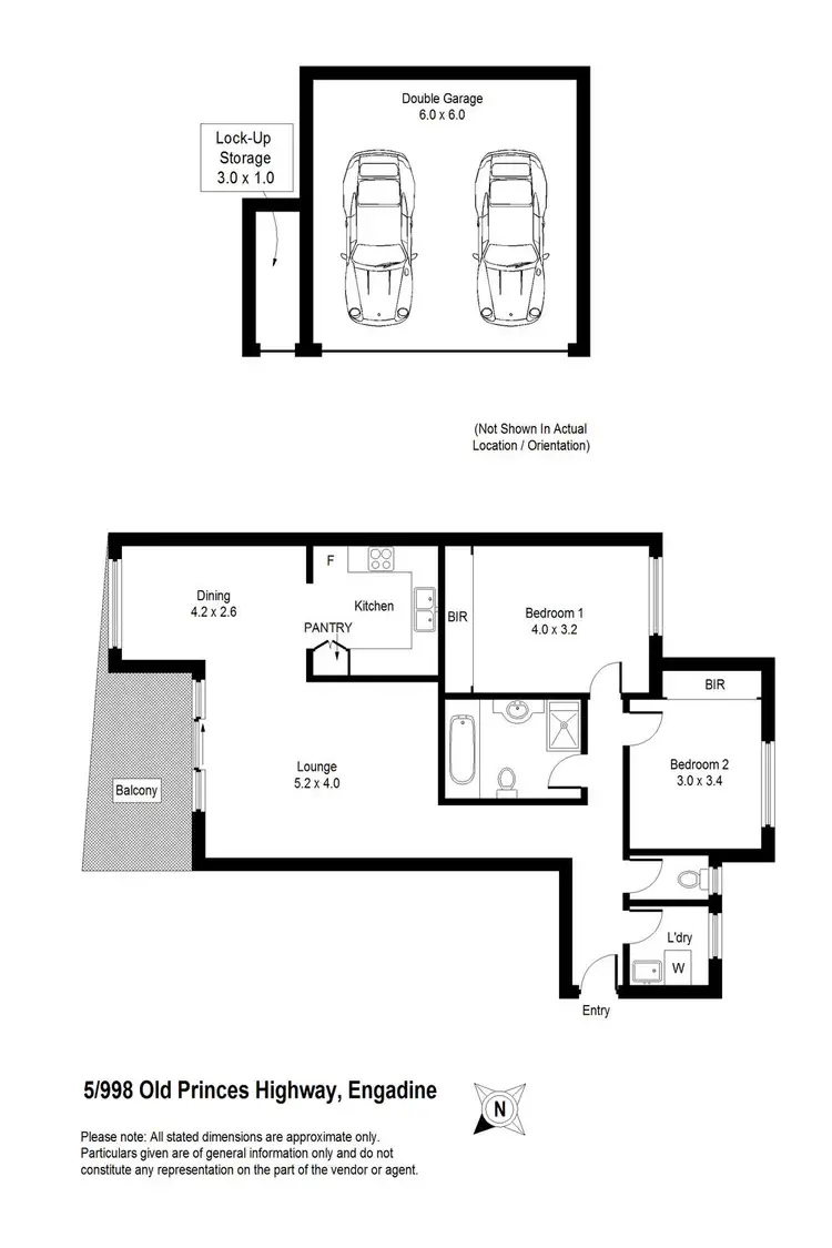 Floorplan of Homely unit listing, 5/998 Old Princes Highway, Engadine NSW 2233