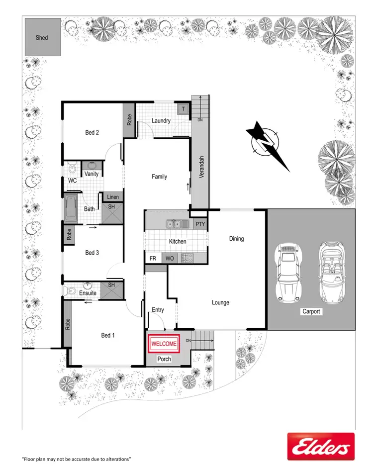 Floorplan of Homely house listing, 13 Wolff Crescent, Latham ACT 2615