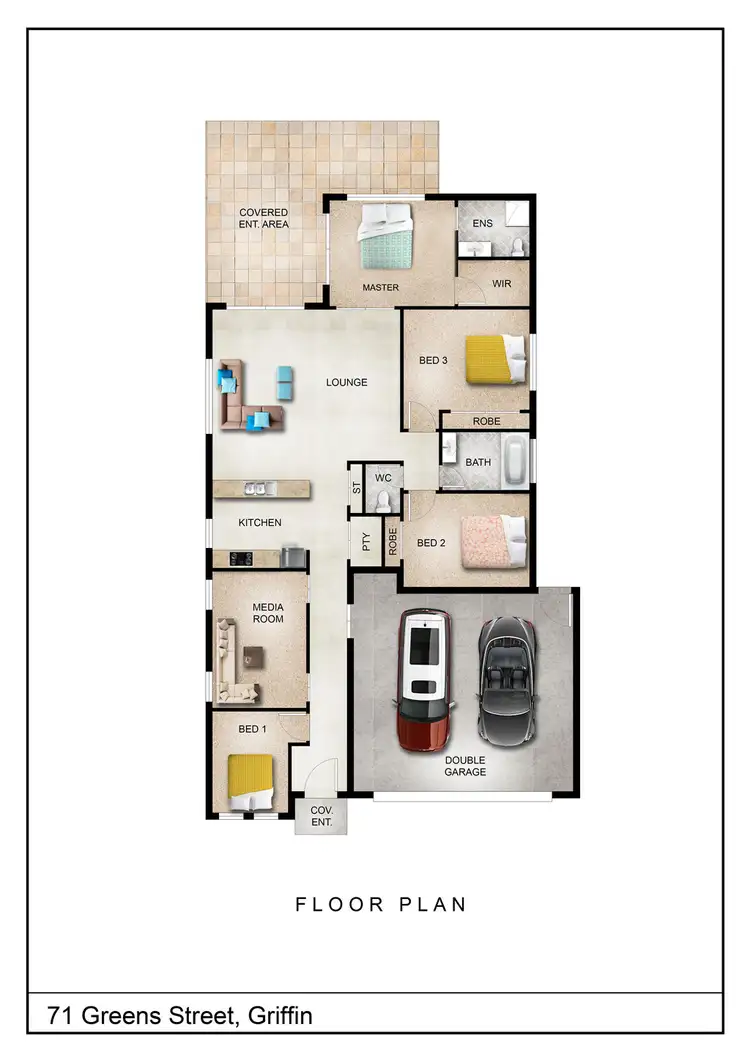 Floorplan of Homely house listing, 71 Greens Road, Griffin QLD 4503