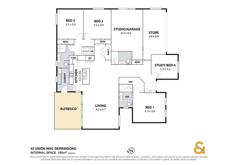 Floorplan of Homely house listing, 43 Union Way, Gerringong NSW 2534