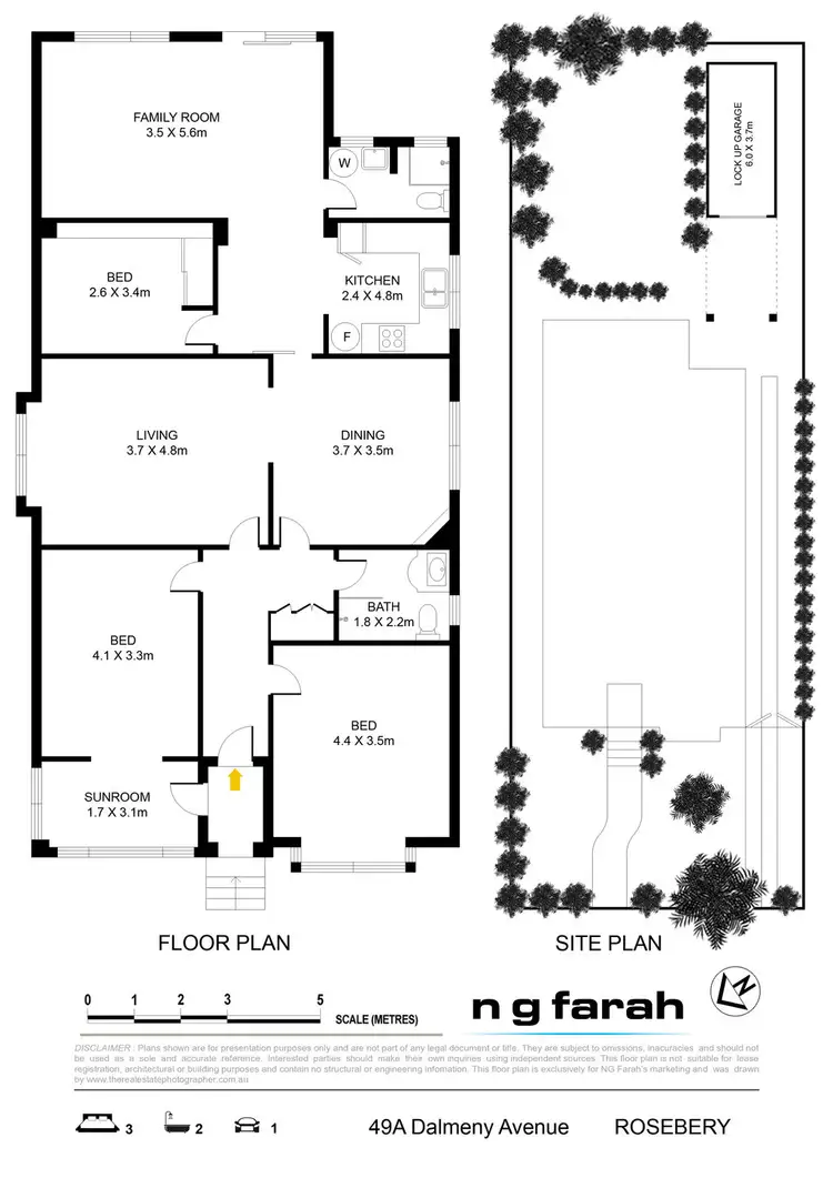 Floorplan of Homely house listing, 49A Dalmeny Avenue, Rosebery NSW 2018