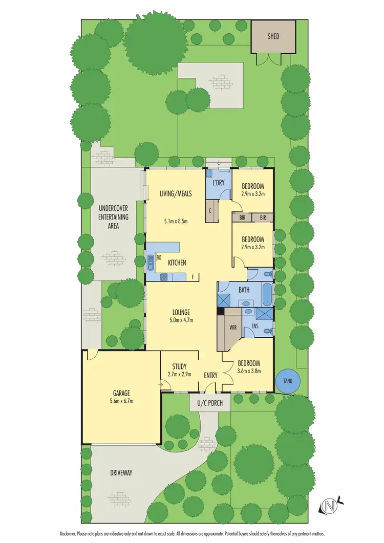Floorplan of Homely house listing, 2 Governor Close, Tarneit VIC 3029