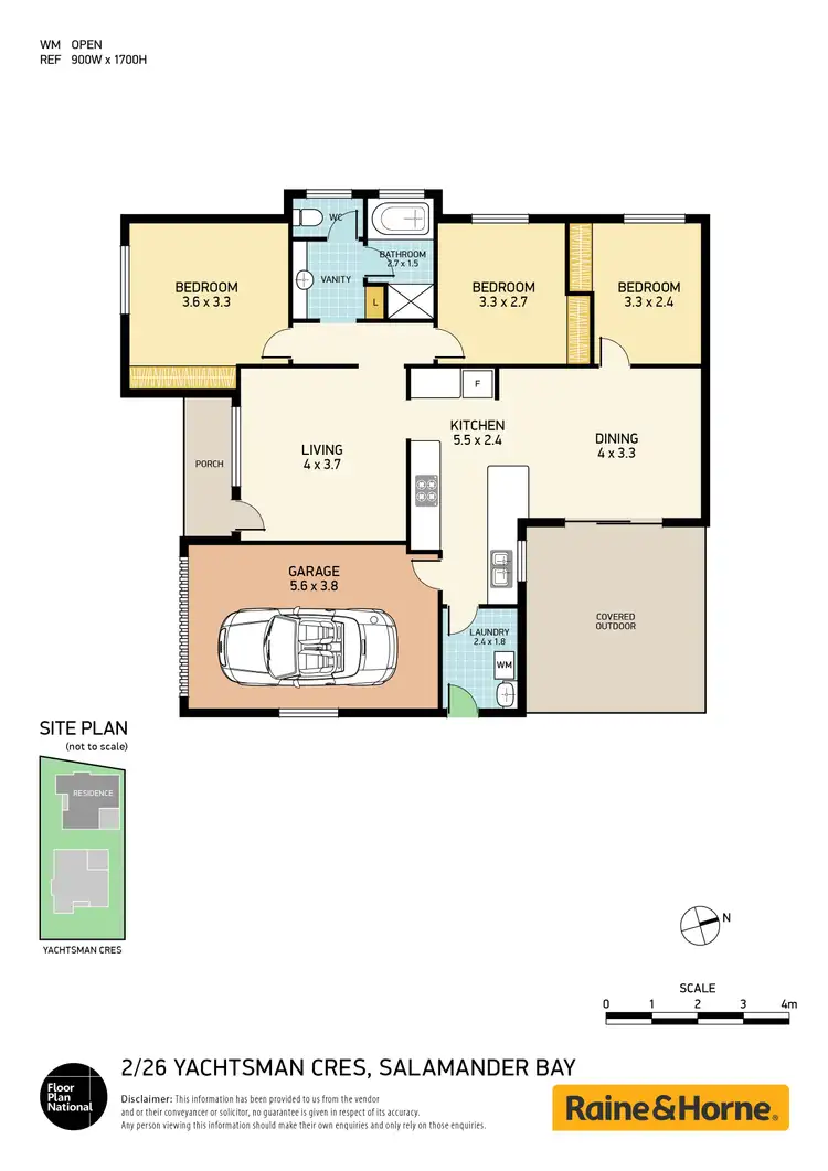 Floorplan of Homely house listing, 2/26 Yachtsman Crescent, Salamander Bay NSW 2317