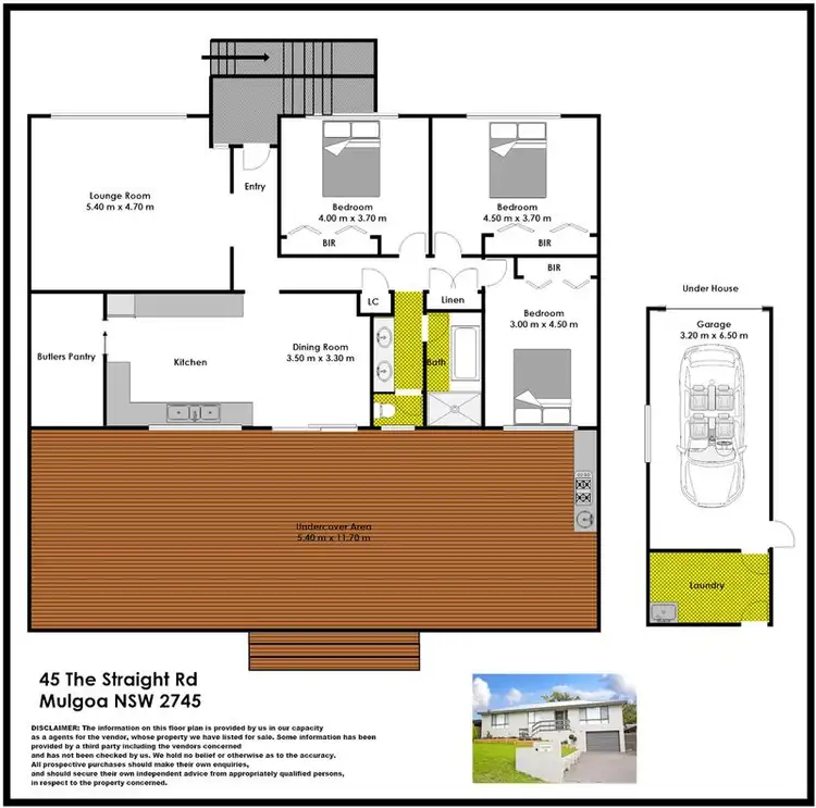 Floorplan of Homely house listing, 45 The Straight Road, Mulgoa NSW 2745