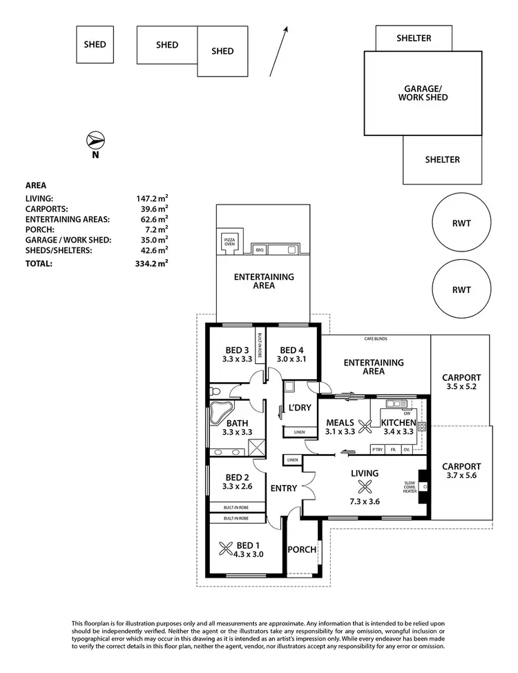Floorplan of Homely house listing, 5 KLEINSCHMIDT STREET, Lobethal SA 5241