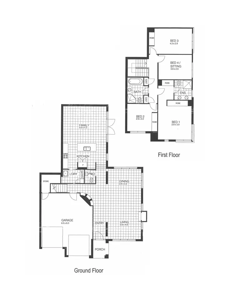 Floorplan of Homely house listing, 57 St Georges Crescent, Heatherton VIC 3202