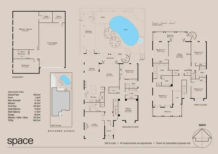 Floorplan of Homely house listing, 34 Boscombe Avenue, City Beach WA 6015