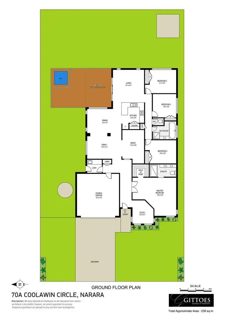 Floorplan of Homely house listing, 70a Coolawin Circle, Narara NSW 2250