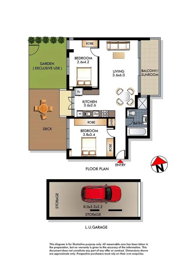 Floorplan of Homely apartment listing, 1/2-4 Ocean Street, Bondi NSW 2026