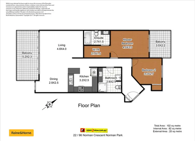 Floorplan of Homely house listing, 22 96 NORMAN CRESCENT, Norman Park QLD 4170