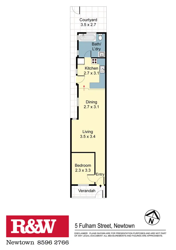 Floorplan of Homely house listing, 5 Fulham Street, Newtown NSW 2042