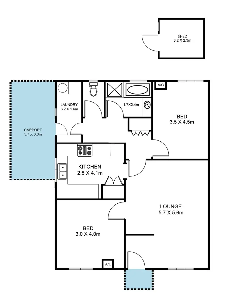 Floorplan of Homely townhouse listing, 8/5-9 Olive Street, Magill SA 5072