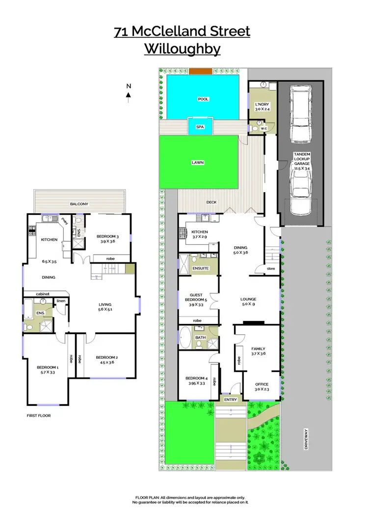 Floorplan of Homely house listing, 71 McClelland Street, Willoughby NSW 2068