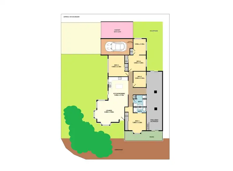 Floorplan of Homely house listing, 1 LABRADOR COURT, Shailer Park QLD 4128
