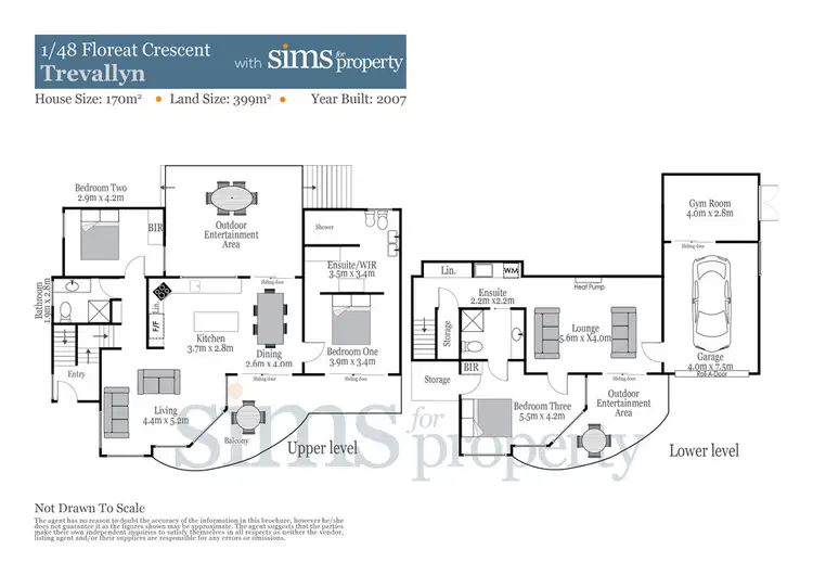 Floorplan of Homely house listing, Unit 1 48 Floreat Crescent, Trevallyn TAS 7250