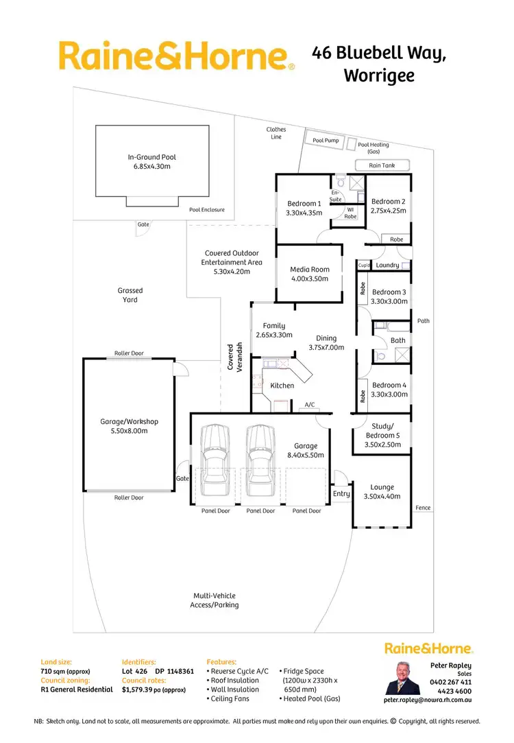 Floorplan of Homely house listing, 46 Blue Bell Way, Worrigee NSW 2540