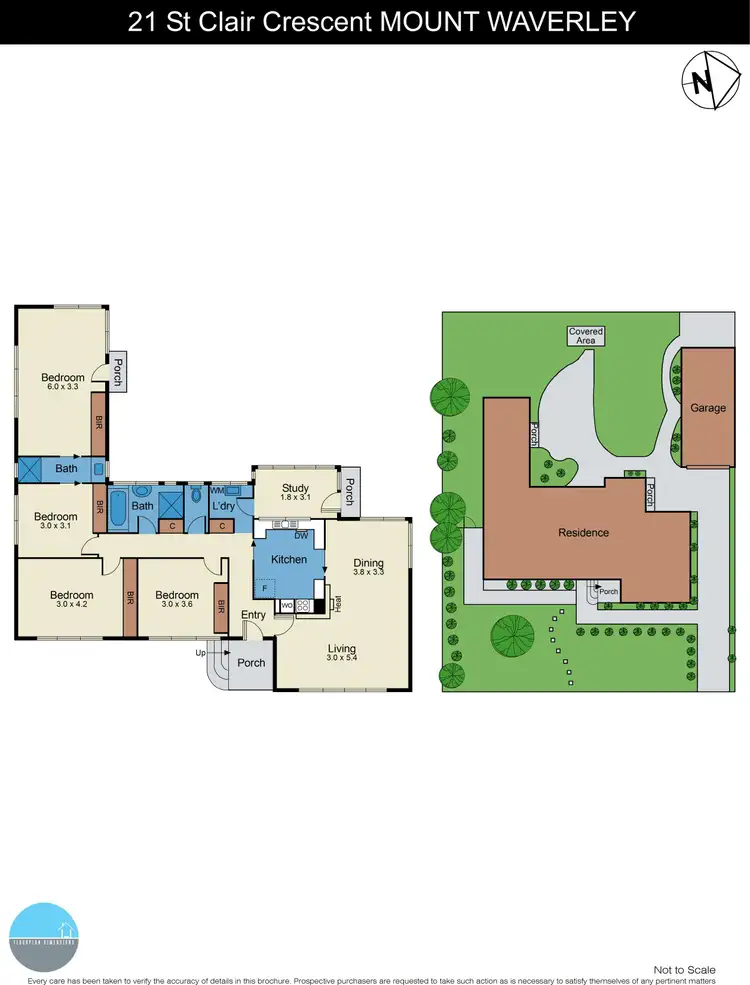 Floorplan of Homely house listing, 21 St Clair Crescent, Mount Waverley VIC 3149