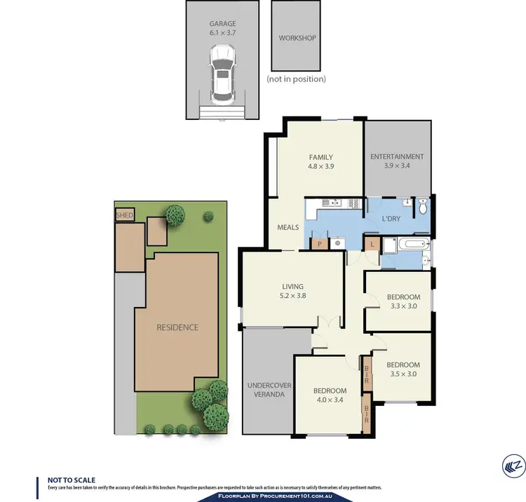 Floorplan of Homely house listing, 3 Mackinnon Court, Keysborough VIC 3173