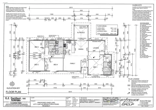 Floorplan of Homely rural property listing, 52 BRIGHTVIEW ROAD, Regency Downs QLD 4341