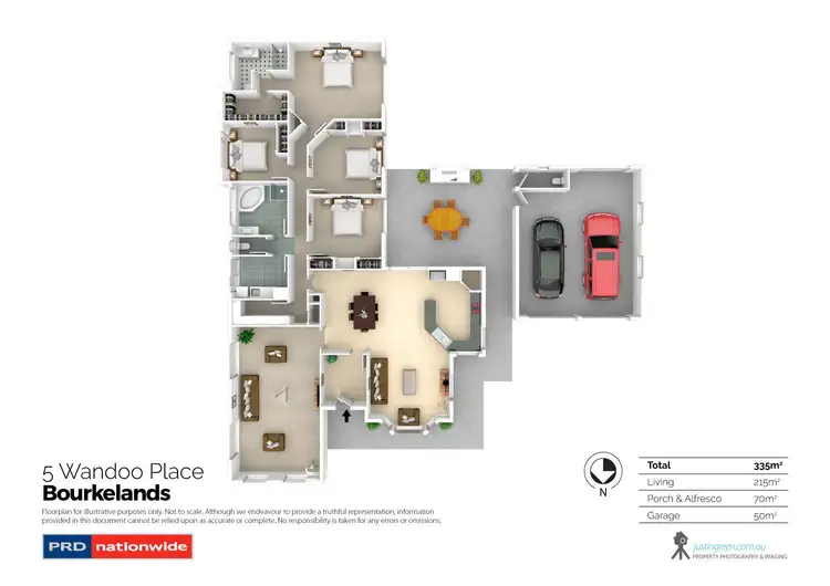 Floorplan of Homely house listing, 5 Wandoo Place, Bourkelands NSW 2650