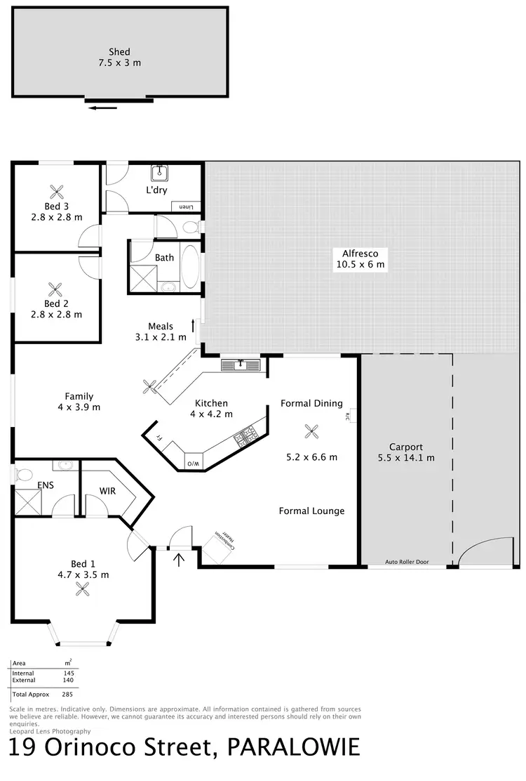 Floorplan of Homely house listing, 19 Orinoco Street, Paralowie SA 5108