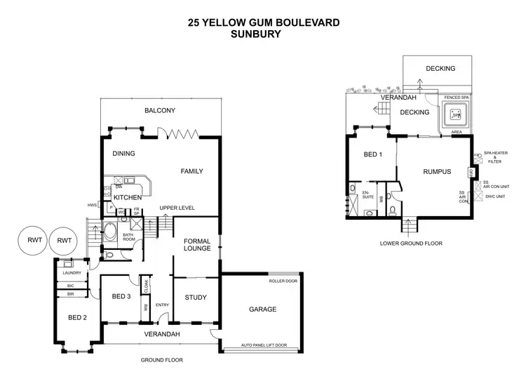 Floorplan of Homely house listing, 25 Yellow gum Boulevard, Sunbury VIC 3429