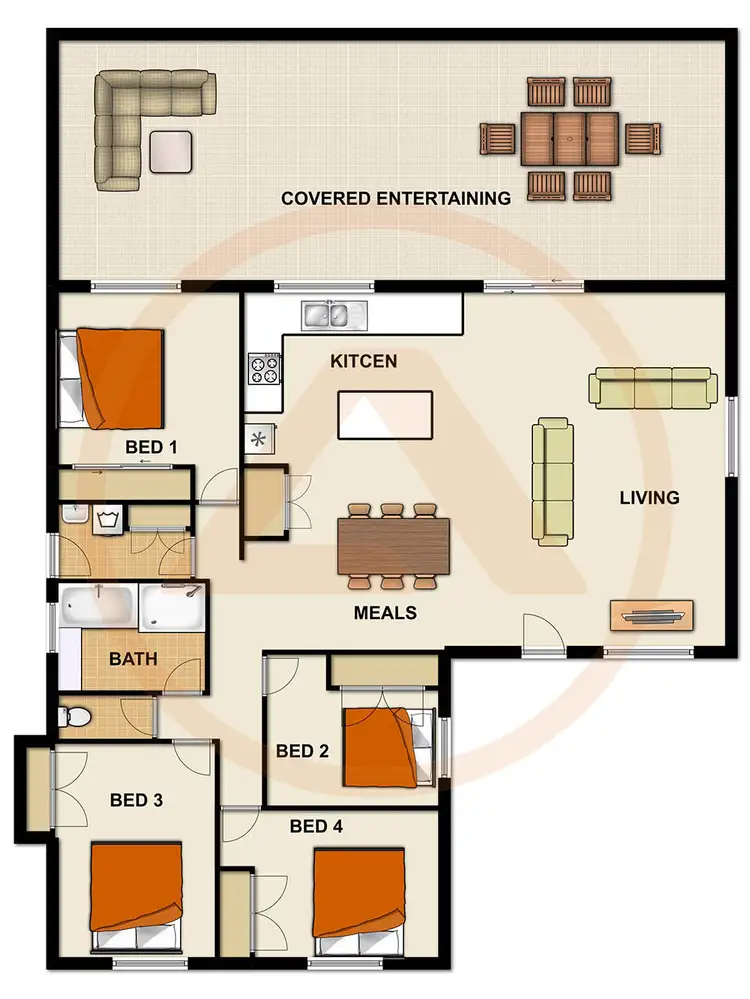 Floorplan of Homely house listing, 178 Johnson Road, Hillcrest QLD 4118
