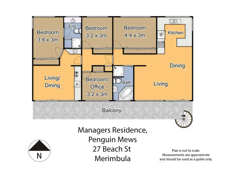 Floorplan of Homely house listing, 14/27 BEACH STREET, Merimbula NSW 2548