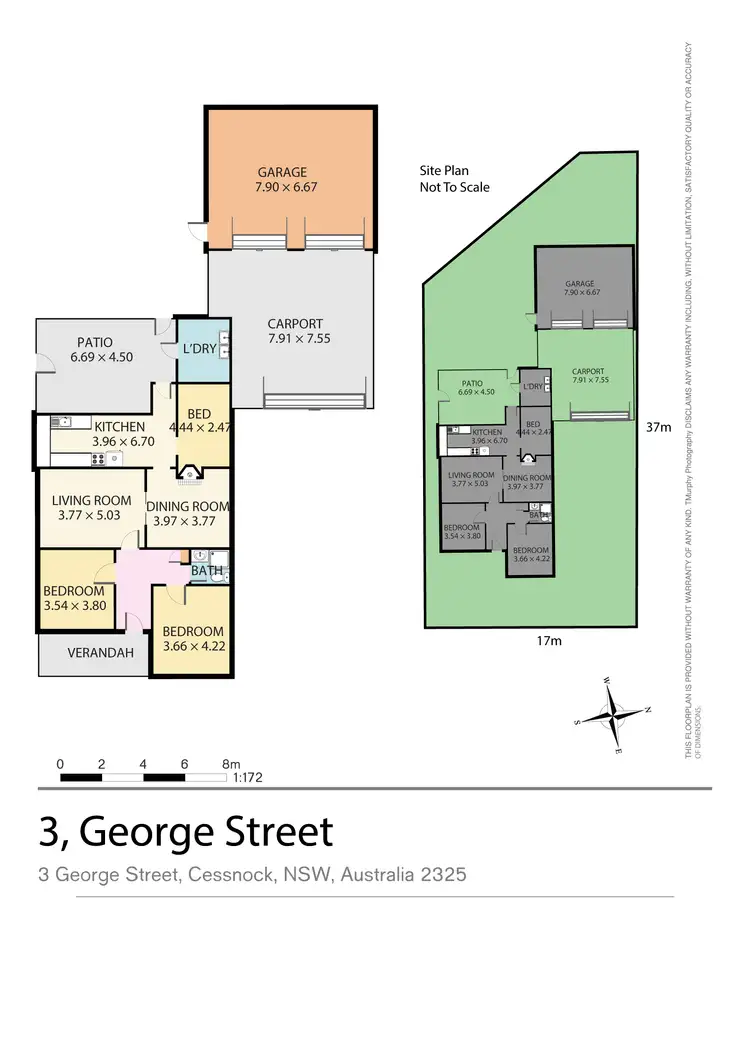Floorplan of Homely house listing, 3 George Street, Cessnock NSW 2325