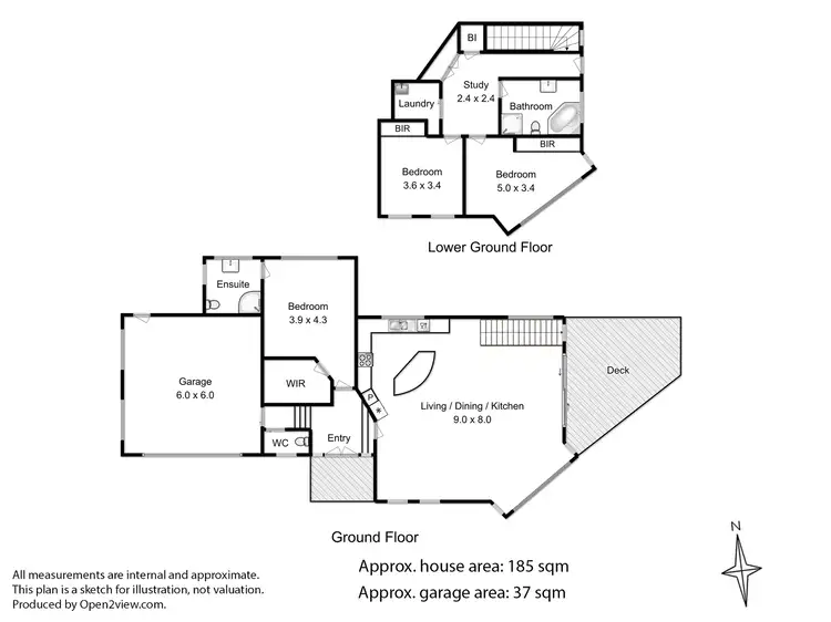 Floorplan of Homely house listing, 4/12 Cider Gum Drive, Blackmans Bay TAS 7052