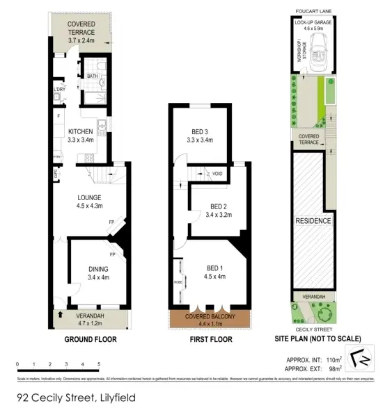 Floorplan of Homely house listing, 92 Cecily Street, Lilyfield NSW 2040