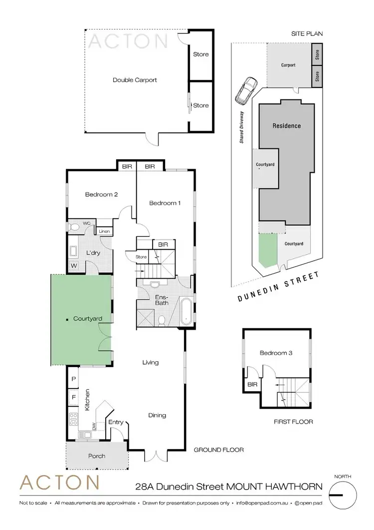 Floorplan of Homely house listing, 28A Dunedin Street, Mount Hawthorn WA 6016