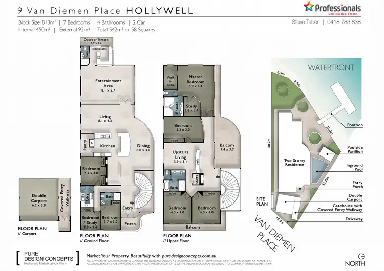 Floorplan of Homely house listing, 9 Van Diemen Place, Hollywell QLD 4216