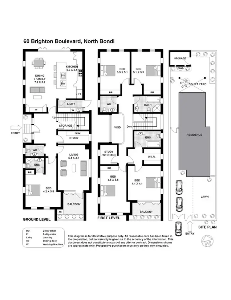 Floorplan of Homely house listing, 60 Brighton Boulevard, North Bondi NSW 2026